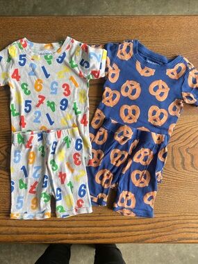 Old Navy Kids Short Sleeve Pajama Set - Multicolor
